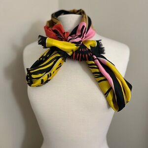 Vintage Vera Neumann Colorful Patterned Scarf